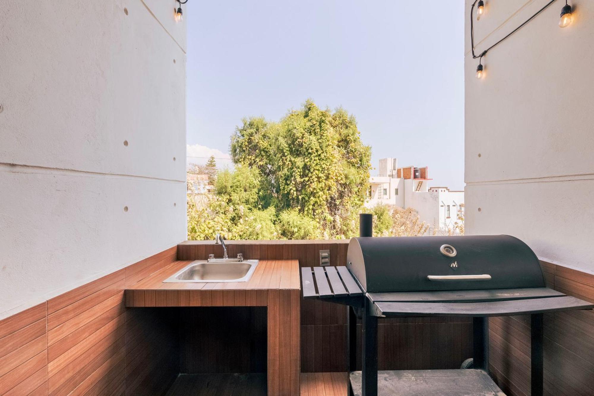 Loft Arte Y Diseno Alberca Climatizada, Amenidades Y Lujo, Terraza Privada Con Asador De Carbon, Cuernavaca Somos Los Unicos Que Te Ofrecemos Para Tu Uso Personal Y Exclusivo 2 Jacuzzis Con Agua Caliente Y Sistema De Hidromasaje Tipo Spa Esterno foto
